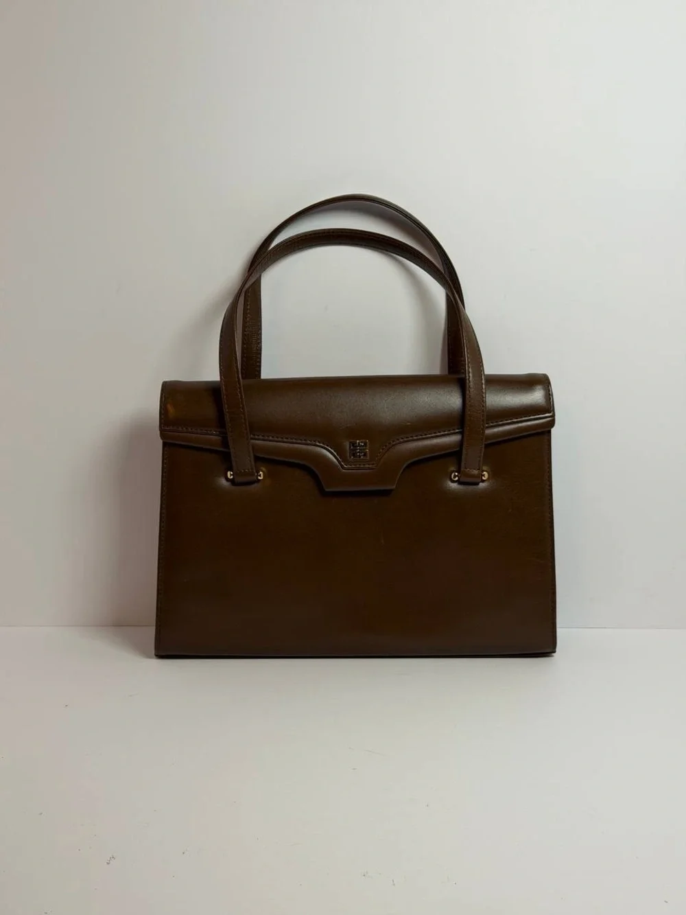 Givenchy Vintage Brown Leather HandBag Satchel